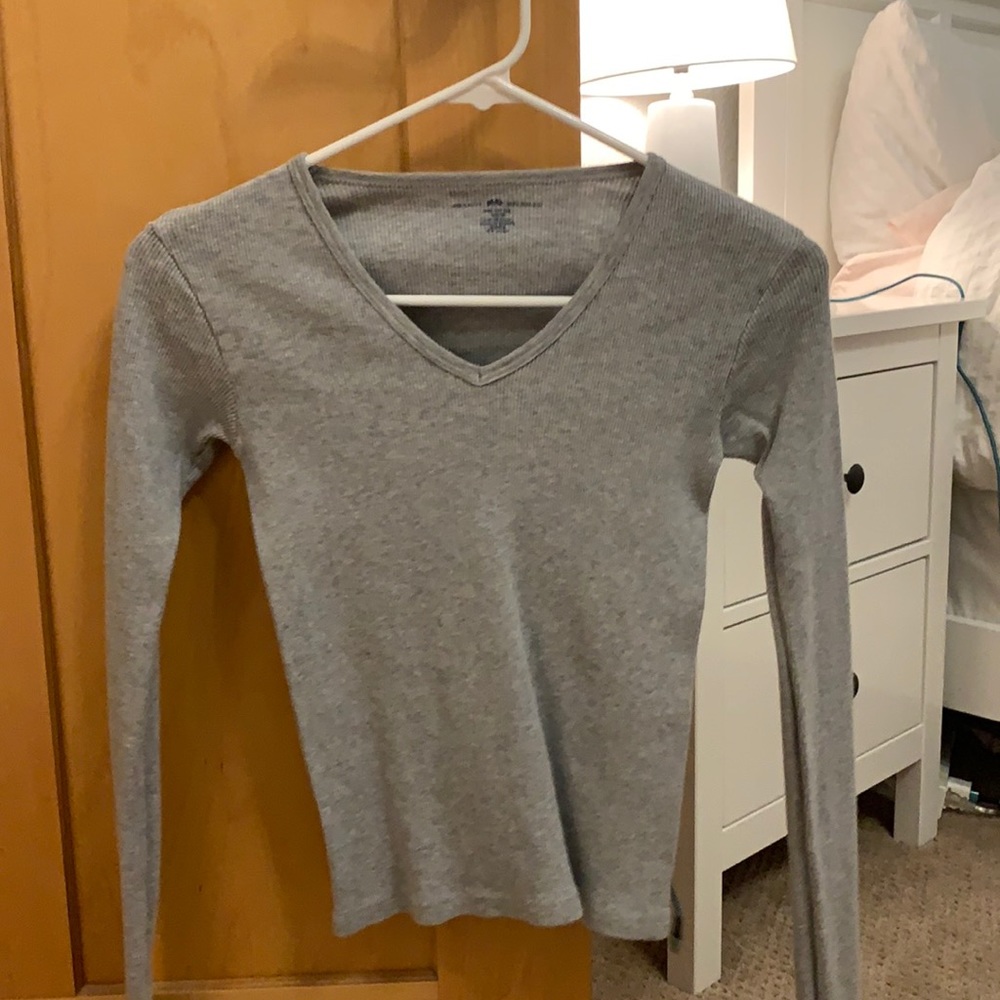 brandy gray long sleeve